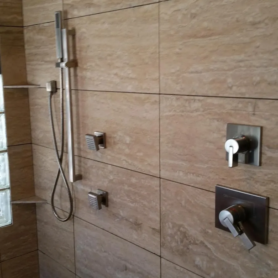 Shower fixture installation for Water Heater Replacement in Panama City Beach